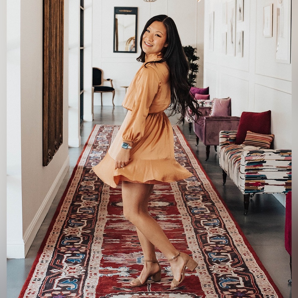 Satin Mini Dress